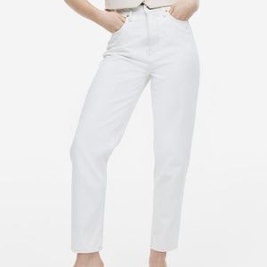 H&M &Denim Mom Loose Fit Ultra High Jeans